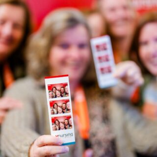 Polaroid foto tijdens de Nursing Experience