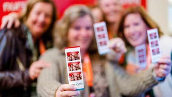 Polaroid foto tijdens de Nursing Experience