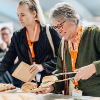 Lekkere lunch tijdens de Nursing Experience